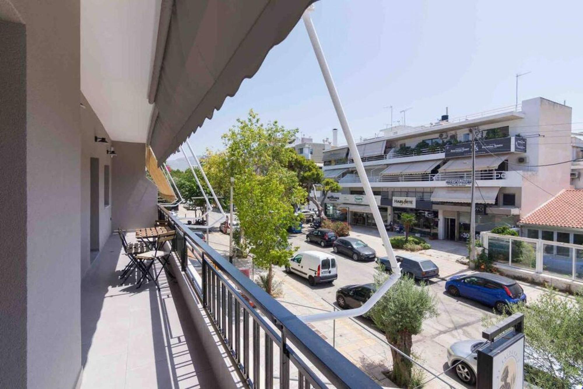 Apartamento Blue Pearl At Glufada Sea Side Atenas Exterior foto
